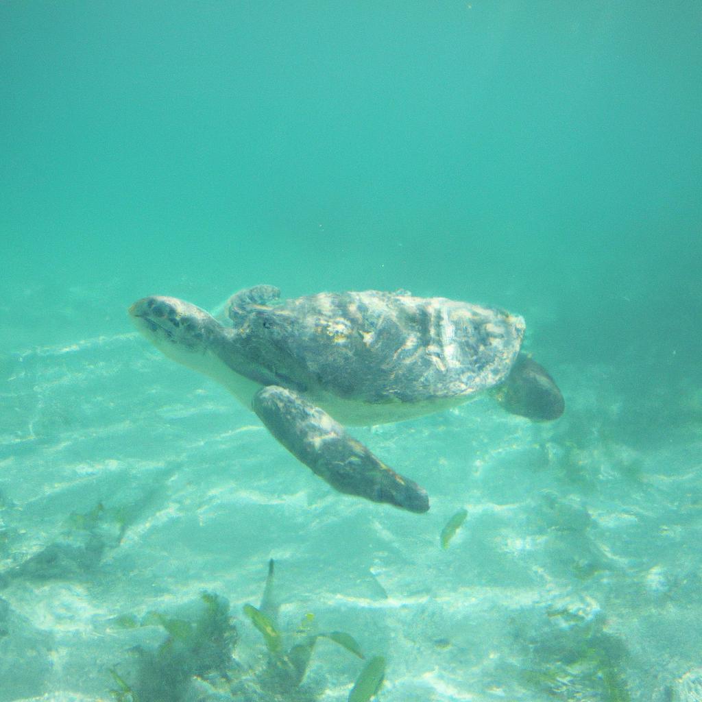 Get up close with sea turtles while snorkeling in Tulum's beautiful waters