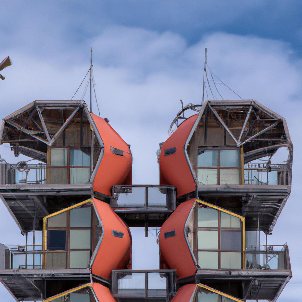 Marveling at the unique design and architecture of the Skylodge Adventure Suites in Peru