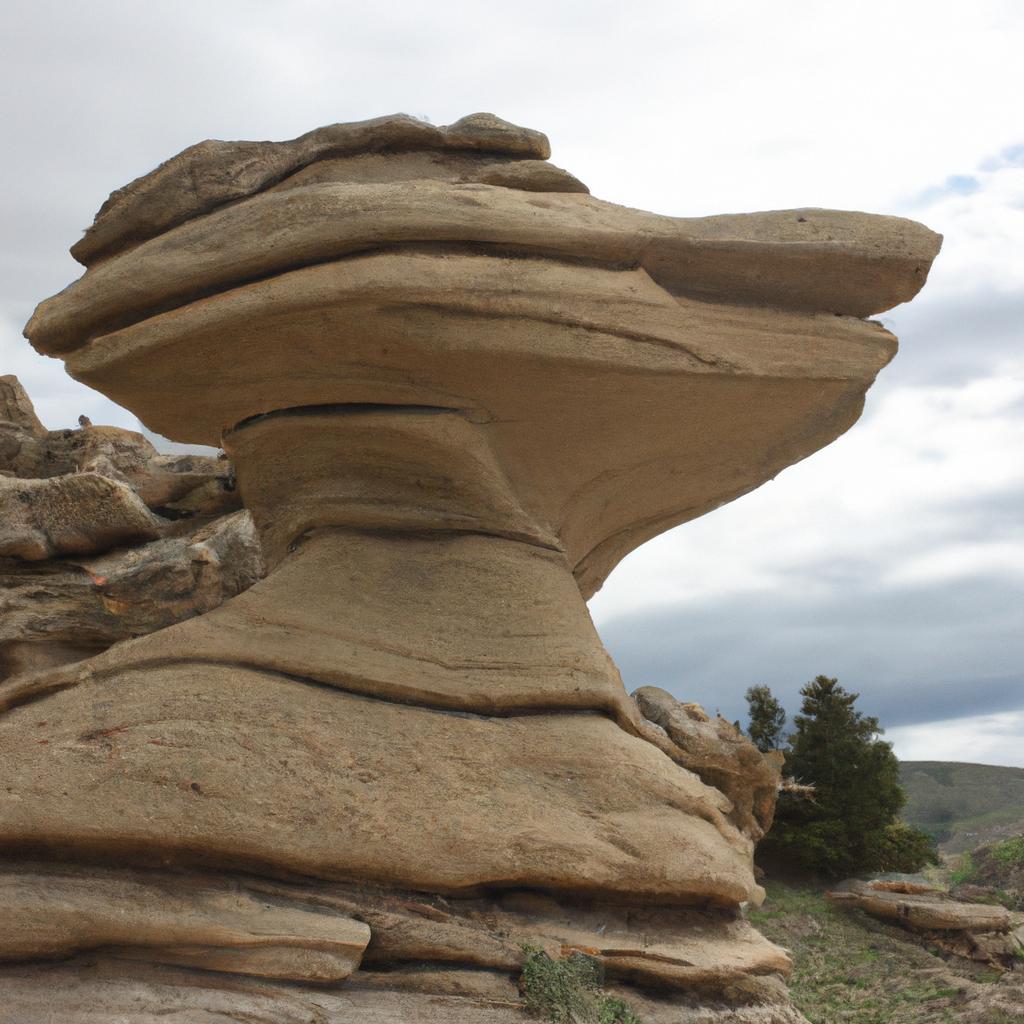 The unique shapes and textures of Wyoming's rock formations are a testament to the power of nature.