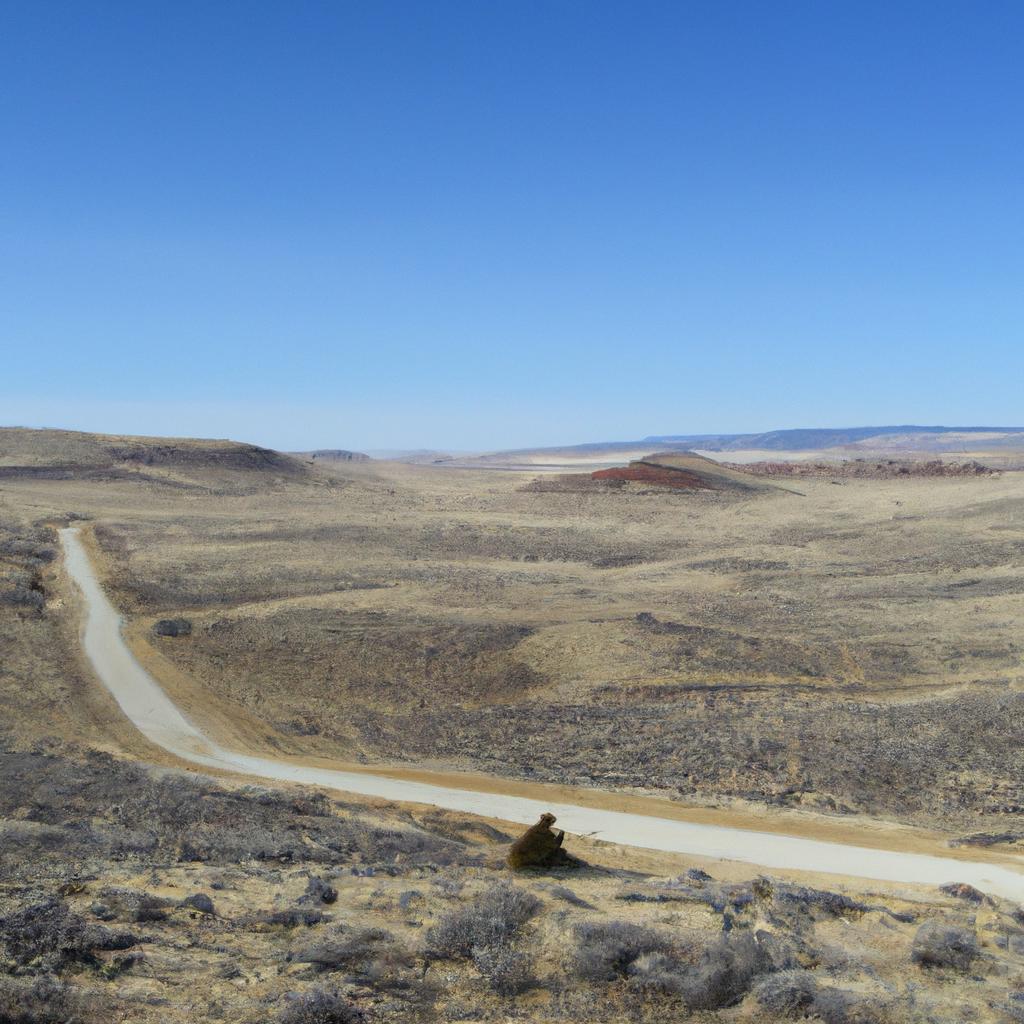 The dry plains of US 50