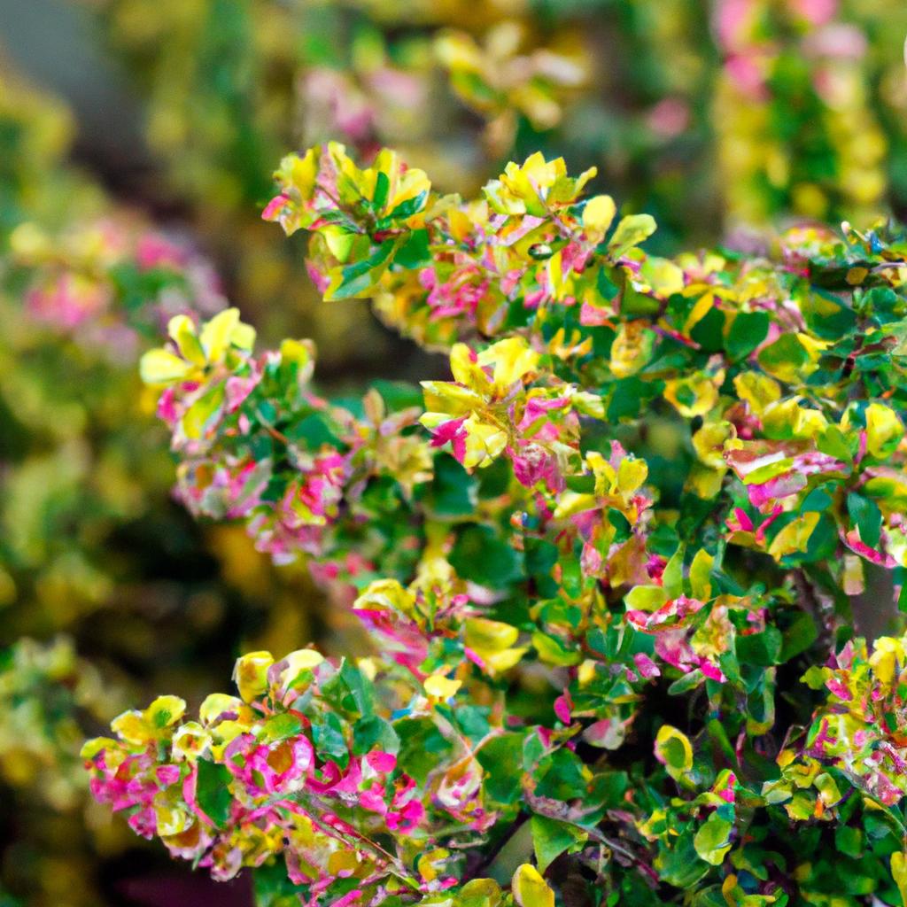 This compact and colorful shrub is perfect for adding interest to any garden!