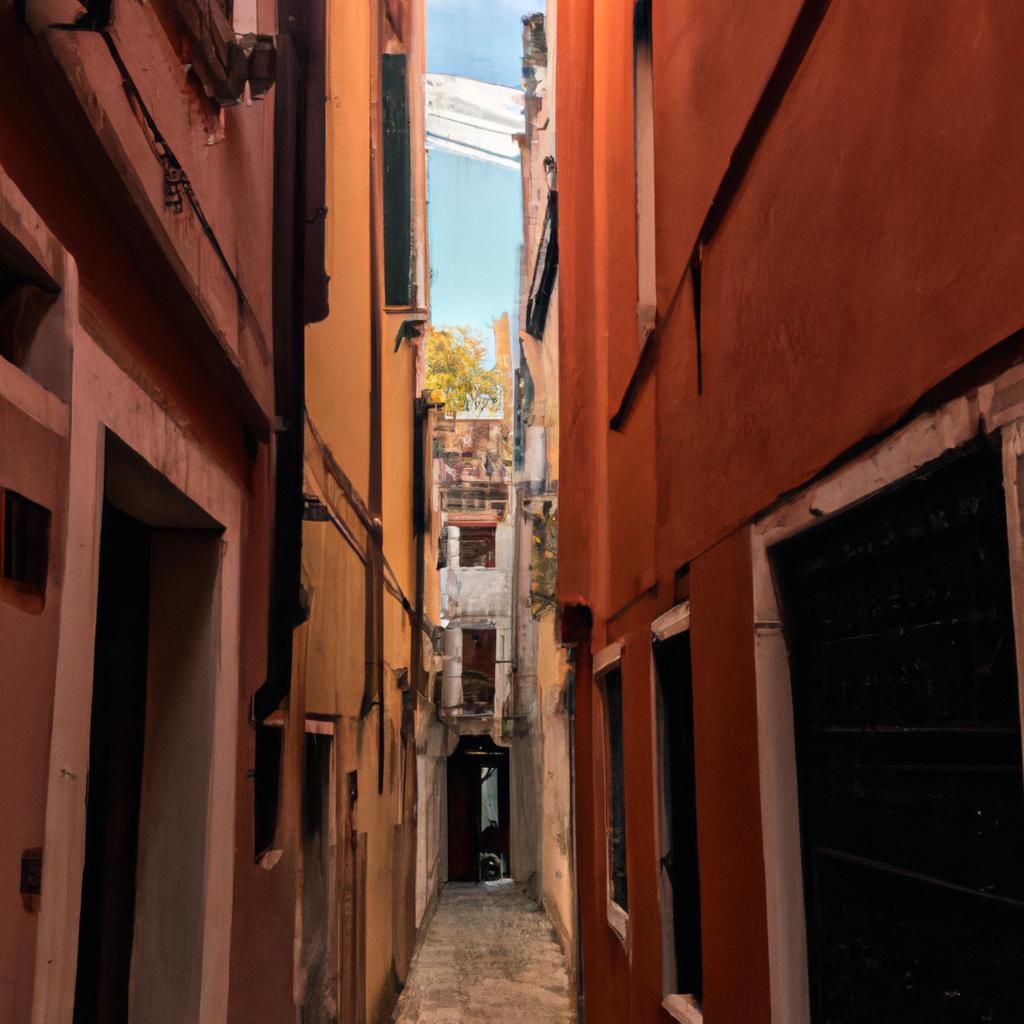 A typical Venetian street