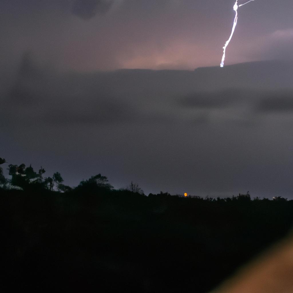 The power of lightning strikes can be seen in this close-up photo of a bolt hitting the ground in Venezuela.