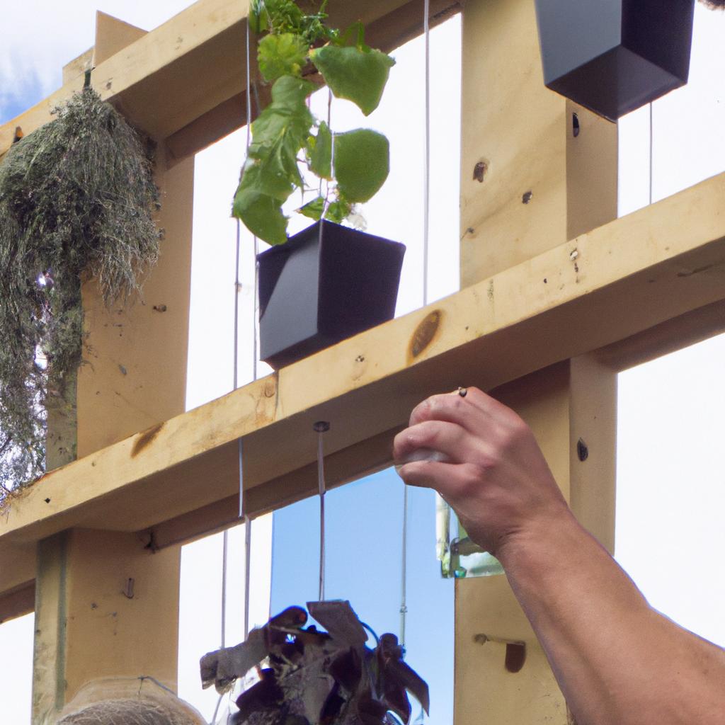 Creating a vertical garden is an innovative DIY project that can maximize your gardening space.