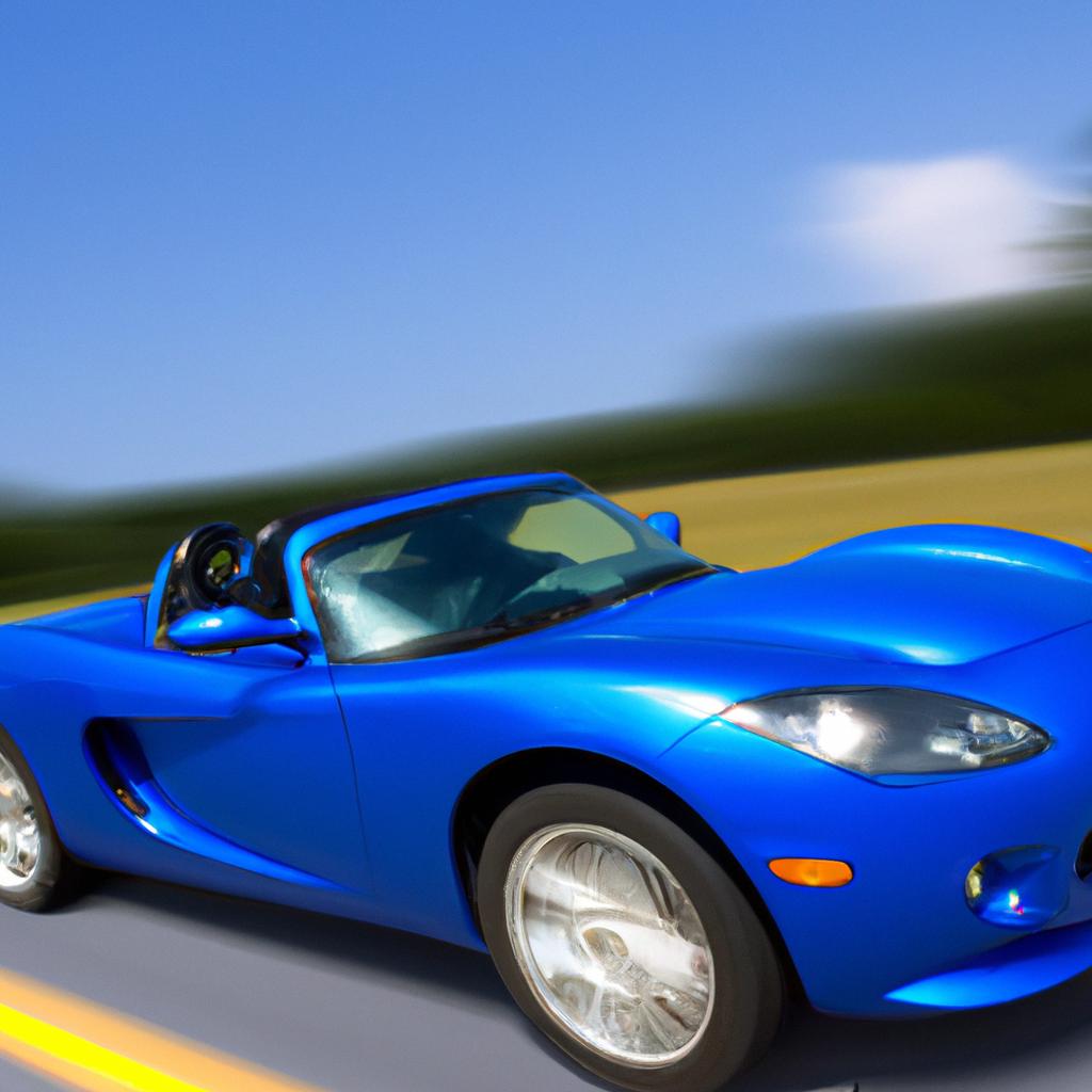 The electrifying energy of Lake Blue Color captured in this sleek sports car