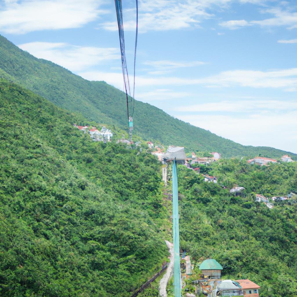Explore the cable car station in Vietnam, the starting point of a thrilling adventure that offers breathtaking views of the country's landscape.