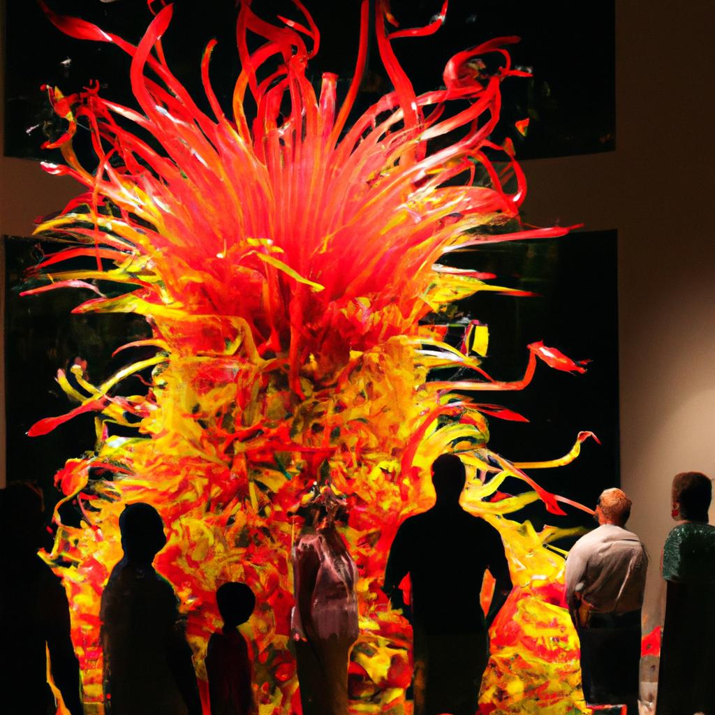 Take in the awe-inspiring beauty of Dale Chihuly's glass sculptures at the Chihuly Museum in Seattle