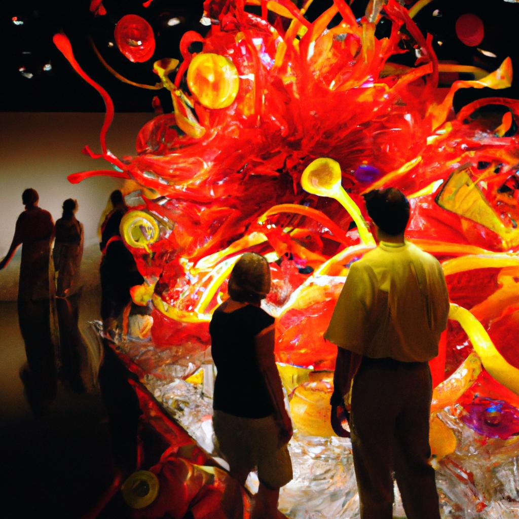 Immerse yourself in the stunning glass artworks of Dale Chihuly at the Chihuly Museum in Seattle