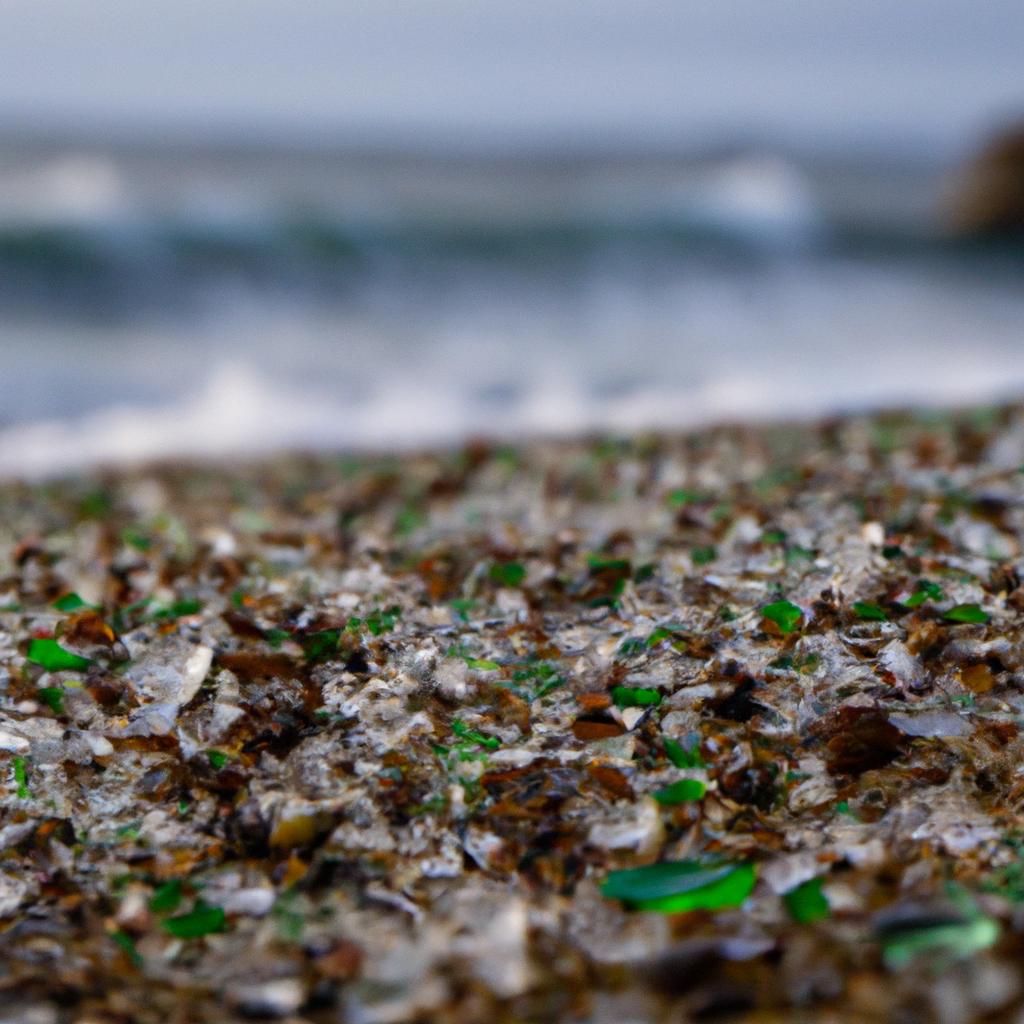 The calming sound of ocean waves on Vladivostok Glass Beach