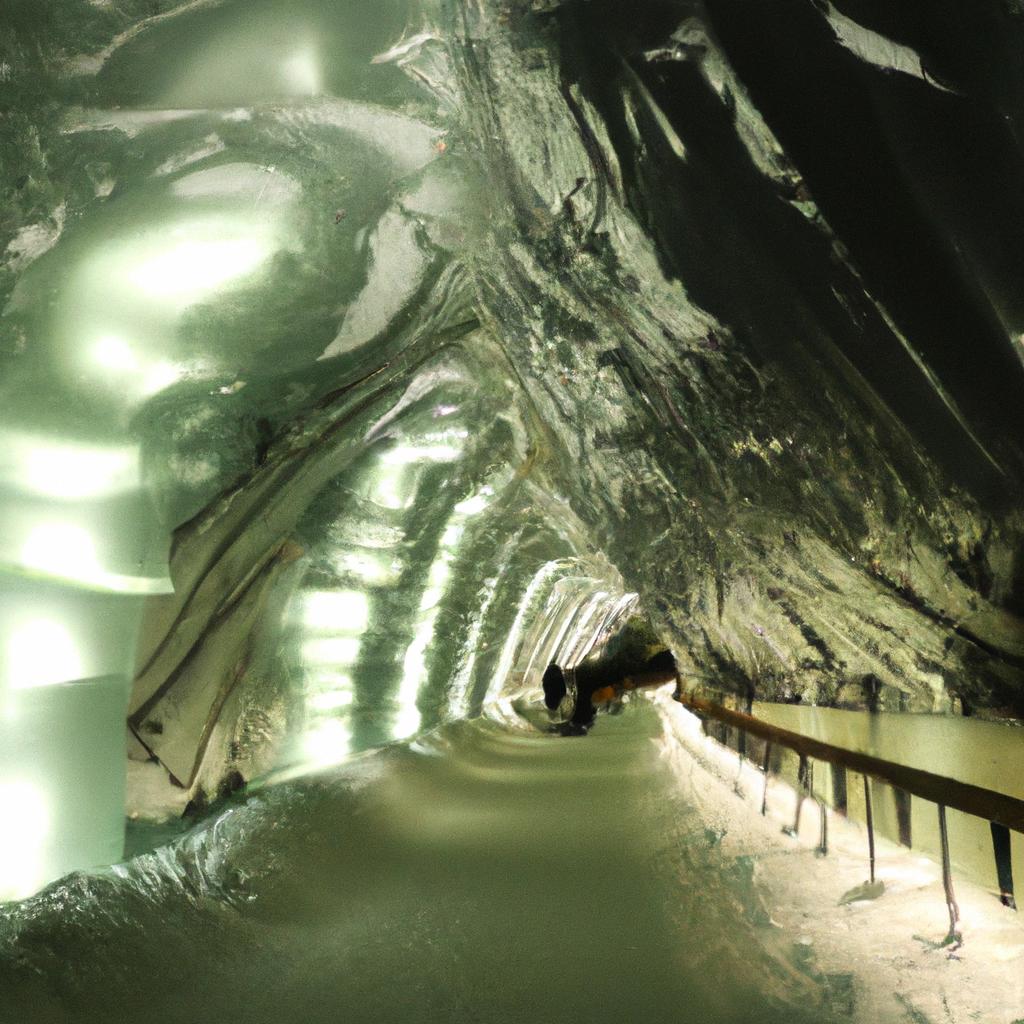 The Werfen Ice Cave's chambers are massive, and exploring them is an unforgettable experience.