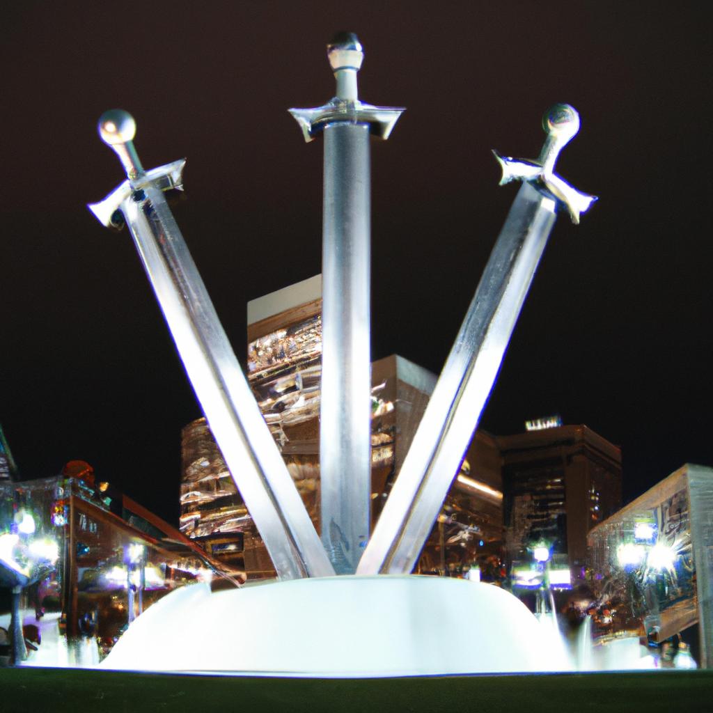 Where Are These Massive Statues Of Three Swords