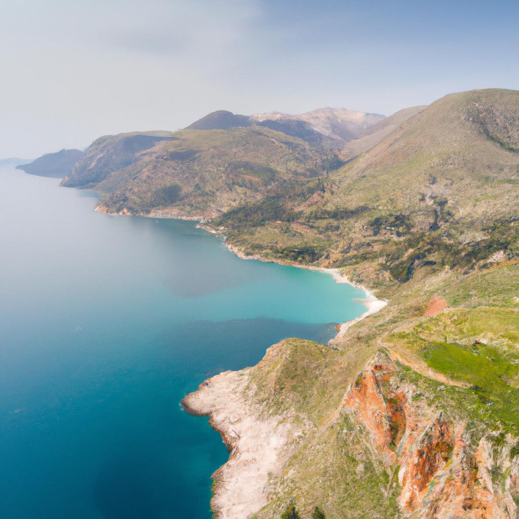 The White Cliffs of Sicily and Riserva Naturale Orientata dello Zingaro provide a scenic view from above