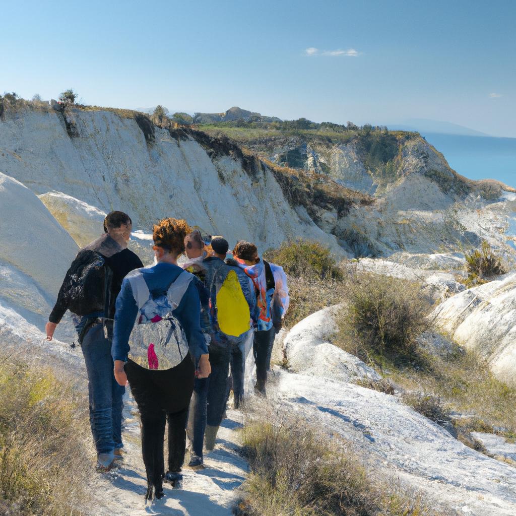 Hiking along the White Cliffs of Sicily is a must-do activity for adventure seekers