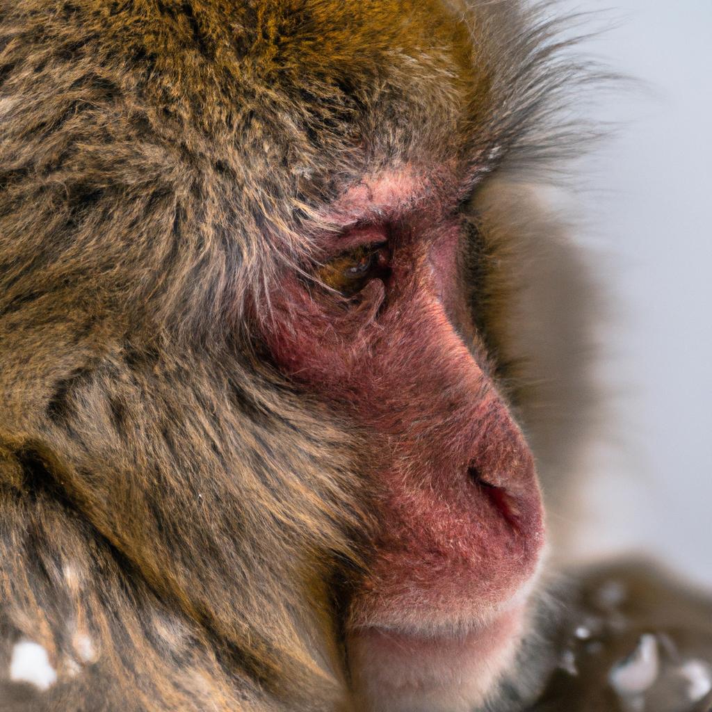 Winter monkeys have unique physical adaptations such as thick fur and long tails to help them survive in cold environments.