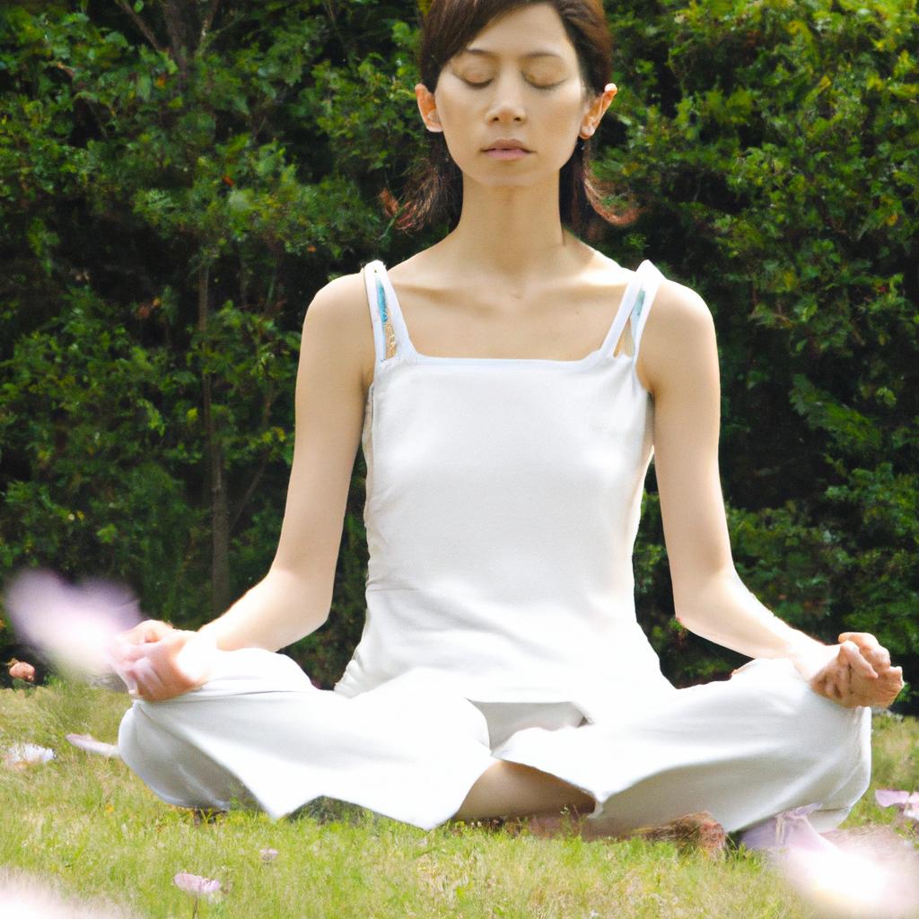 Meditation can be more peaceful when done in a beautiful garden setting