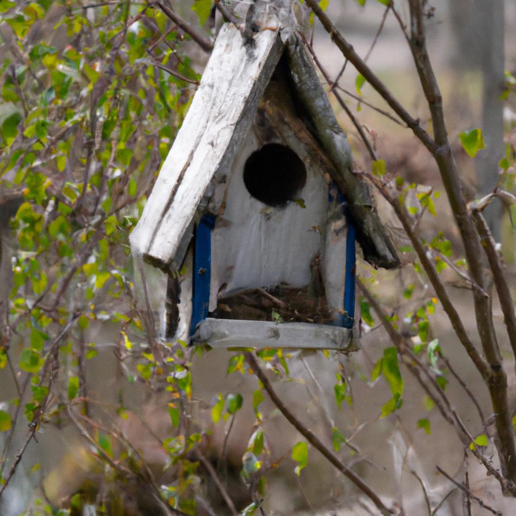 Welcome feathered friends to your garden with a charming birdhouse
