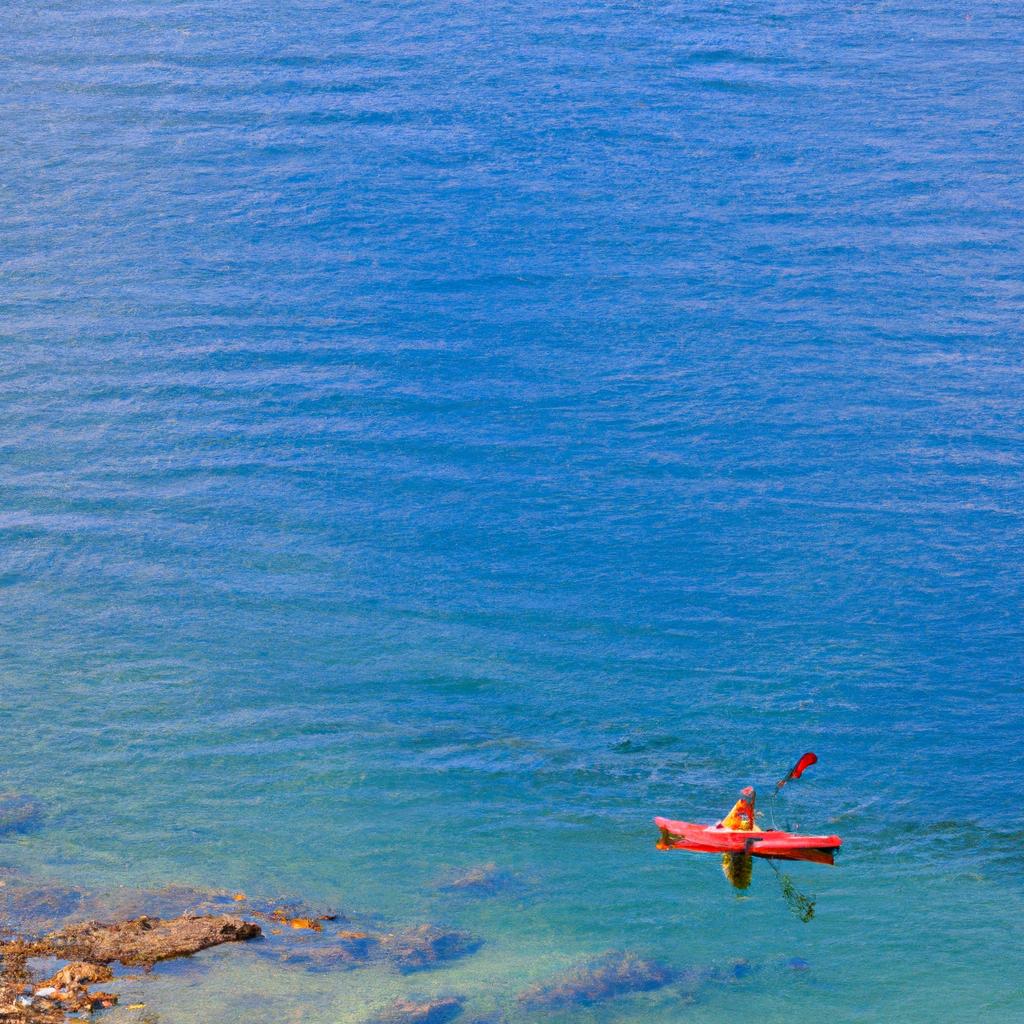 Exploring the tranquil waters of Yellowstone Lake by kayak