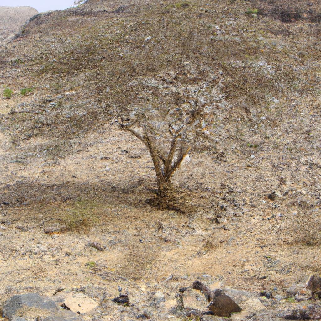 A tree thriving in Yemen's arid climate.