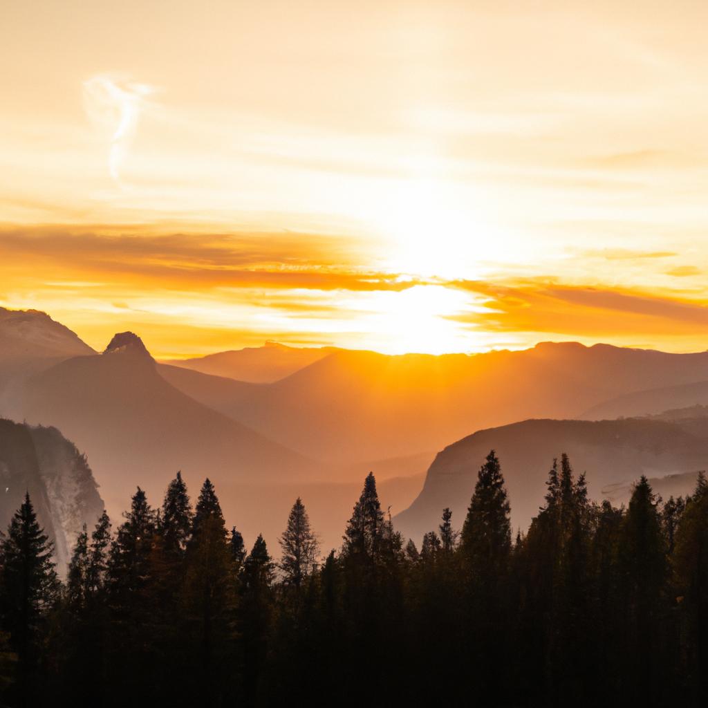 The sunsets in Yosemite National Park are a photographer's dream