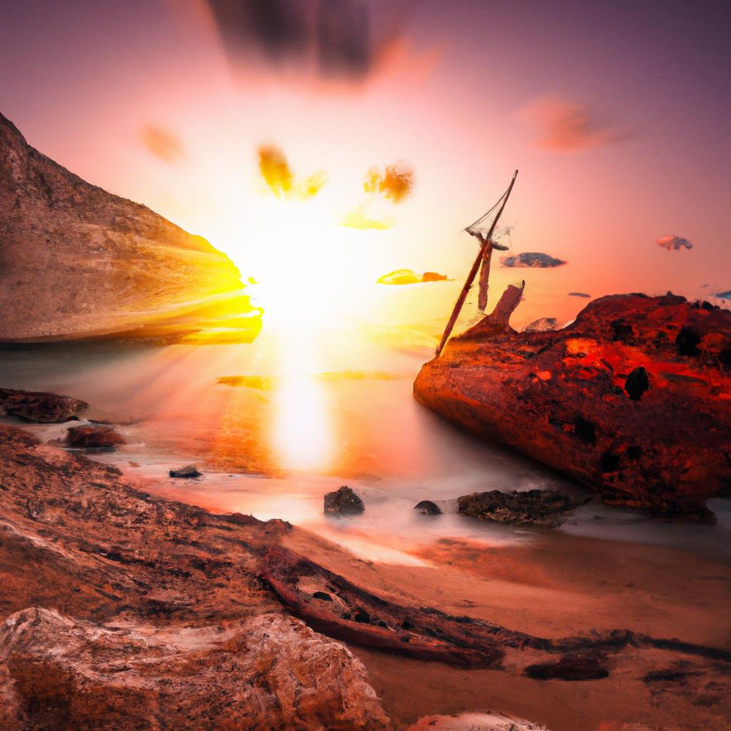 Zakynthos Beach Shipwreck