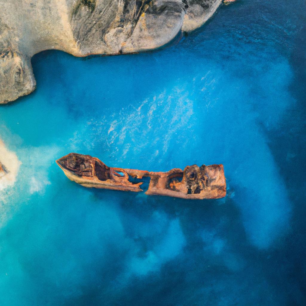 Zante Shipwreck Island
