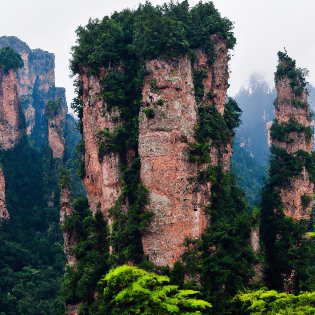 See the iconic "Avatar Hallelujah Mountain" up close in Zhangjiajie National Forest Park.